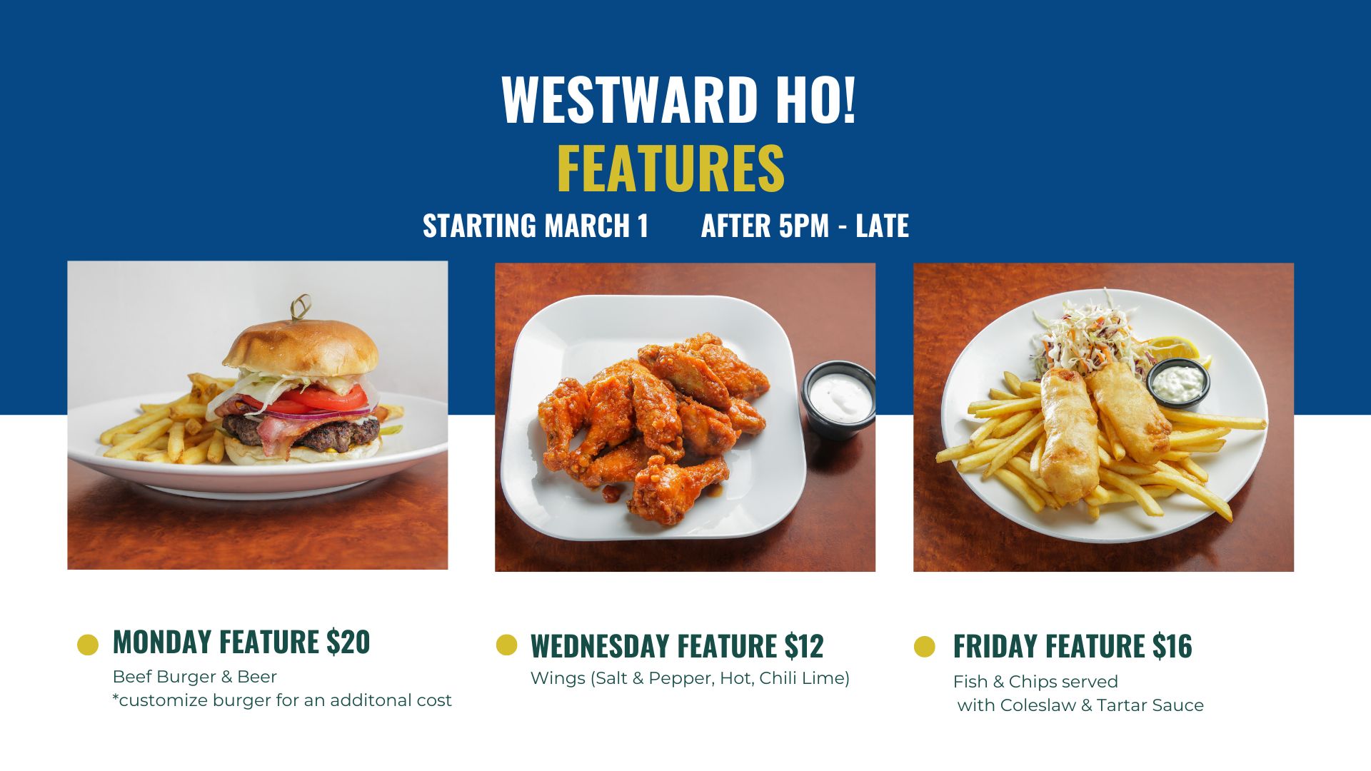 WestwardHo! Features